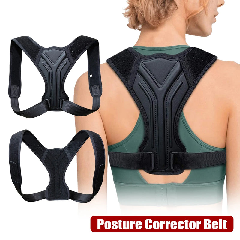 Corretor de Postura Ajustável para Costas e Ombros - Suporte para Clavícula e Coluna, Redefina Seu Corpo - Suporte para Pescoço para Escritório, Casa e Esportes